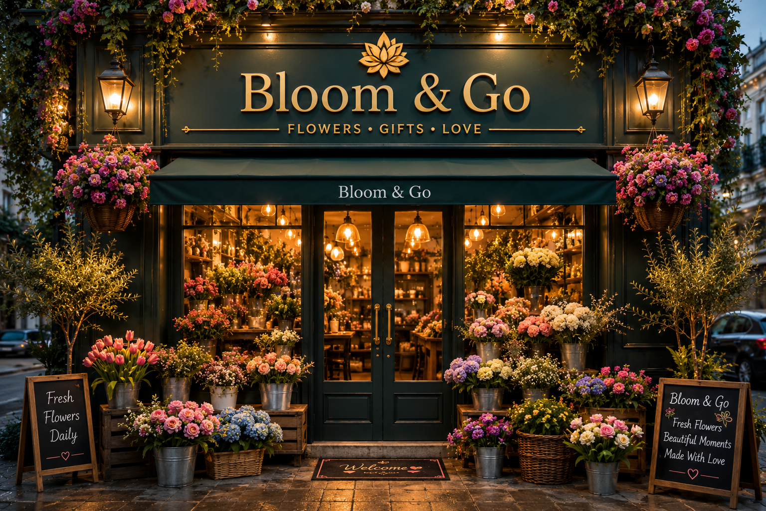wholesale and retail flower shop in thrissur
